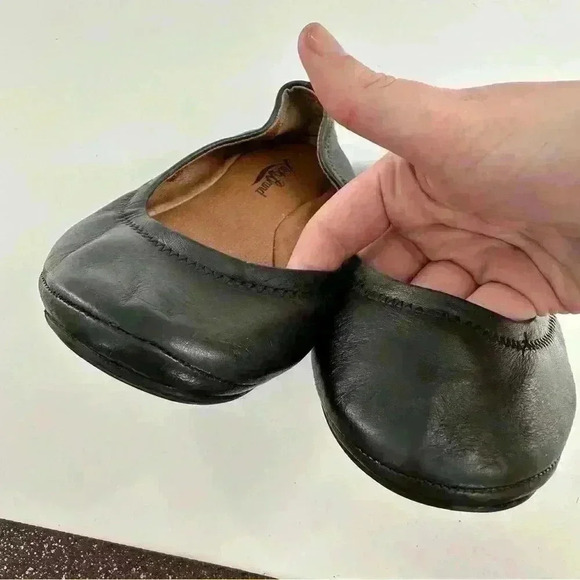 Lucky brand womens flats size 6 36 black leather balletcore - Picture 11 of 14